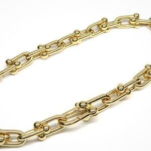 AUTH TIFFANY & CO.HARDWARE SMALL LINK BRACELET
K18 YELLOW GOLD
